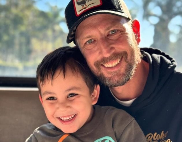 Rick with his son Benji